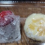 菓匠 将満 - チョコイチゴ大福 ¥200  栗鬼まんじゅう¥100 