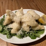 Bacco - フグのフリット、ルッコラサラダ　1500円