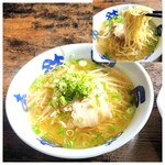 中華飯店てんじく - セットのラーメン