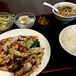 Keigen - 回鍋肉定食(*´艸｀*)