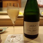 寿司処 黒杉 - 新地の寿司店と云えば泡でしょ(笑)　Serge Mathieu Extra Brut Pur Pinot