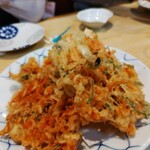 小料理 椿 - かき揚げ