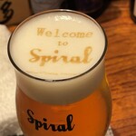 Spiral - ビールの泡も歓迎して下さいます！