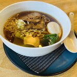 醤油ラーメン しのわ - メニュー:味玉ラーメン ¥840(税込)