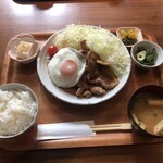 Uraginza Kurabu - ボリューム満点の豚焼き肉定食。