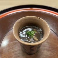 赤坂 菊乃井 - 昼懐石１５７３０円。雲子蒸し トリュフ餡。白子の質も良く、トリュフ餡との相性もピッタリです。