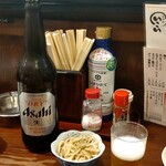 Izakaya Ikoi - 瓶のスーパードライ　590円