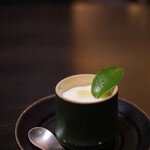 日本料理 花月 - もち粉プリン