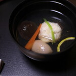 日本料理 花月 - 帆立の真薯