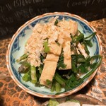 タイニーカフェ - 春菊のお浸し