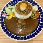 パラキート - ポークカレー&ドライキーマカレー