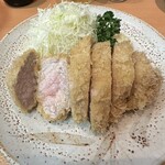 とん八亭 - ロースかつ定食