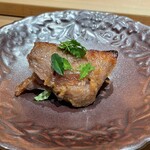 すし処 西の隠れ - まぐろの頭肉　麦味噌漬焼