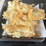 ゆで太郎 もつ次郎 - シンプルに野菜のかき揚げ！