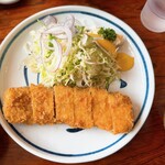 Katsumasa - ロースカツ定食1100円