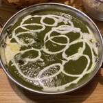 ナカムラ インド・ネパールカレーハウス - ほうれん草マトン