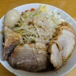 ラーメン　○菅 - ラーメン・豚2枚・味玉　計1,150円
