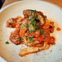 Tsuchi 農園野菜とチーズ料理 - 自家製ボロネーゼソースに大阪産のよろしい茸や花びら茸などがふんだんに♪旬のきのこたっぷりボロネーゼパスタ