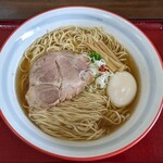 天然だしらーめん 潮の音 - 中華そば¥800+大盛¥100+味玉¥100