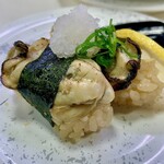 Kaitensushi Misaki - 「蒸し牡蛎醤油炙り」＠270