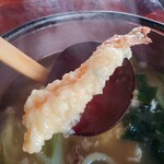 ほくほく庵 - さすが特上！海老天入ってます