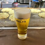 お好み焼 きじ - 生ビール¥530。