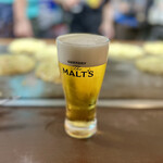 お好み焼 きじ - 焼き上がるまで、かなり時間がかかります。