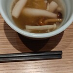 希須林 - おとうしのきのこのスープ　きのこがプリっとしていて感動