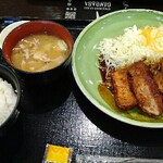 Misokatsu Yabaton - みそひれとんかつ、ミニとん汁セット