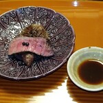 Kappou Nishimura - お肉、椎茸