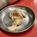 焼肉亀田 - 網への脂は鶏でした