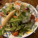 スパゲティハウス HIROSHI - 彩り野菜サラダ　700円