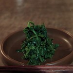 万 - オリジナルのポン酢で頂くお茶っ葉