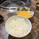 きわめ - ご飯合うから注文。玉子は焼きしゃぶ用