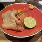 鳥茂 - 黒豚　すき焼き　山椒