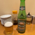 梅春園 - 初めて台湾ビールをいただきました。
日本のラガービールに近い味わいです。