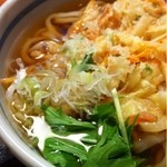 お多福 - かき揚げうどん400円