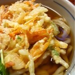 お多福 - かき揚げうどん400円