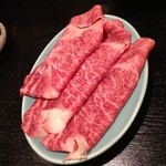 千力 - 松阪肉上すき鍋Ｂのお肉（1人前）