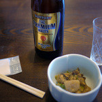 ビール　＆　お通し　～☆