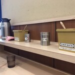 そばの神田 東一屋 - コンディメンツ。