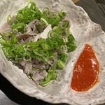 Yakiniku Kouraku - センマイ¥660辛味噌で