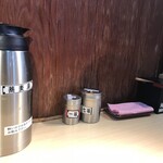 そばの神田東一屋 - コンディメンツ。