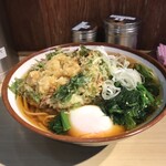 そばの神田東一屋 - アサソバビンボー！　
      朝そば＋小柱かき揚げ！