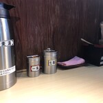 そばの神田東一屋 - コンディメンツ。