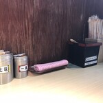 そばの神田東一屋 - コンディメンツ。