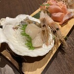 地酒と道産食材 一笑 - お刺身