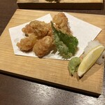 地酒と道産食材 一笑 - 筋子の天ぷら