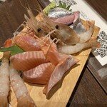 地酒と道産食材 一笑 - お刺身