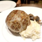 シュングルマン - みかんイノシシとフォアグラ、栗のハンバーグ